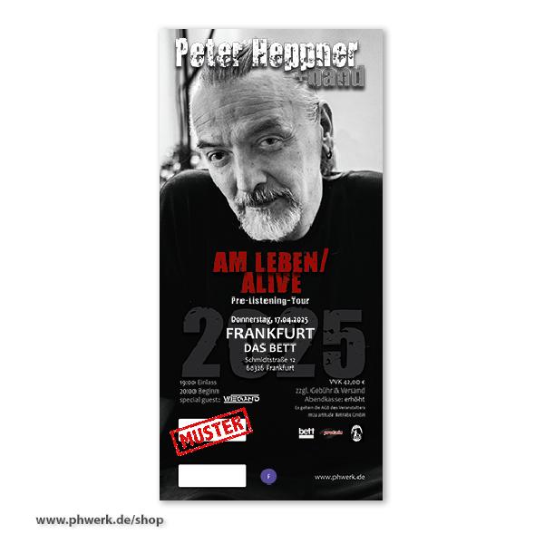 Ticket "Peter Heppner & Band" Frankfurt, 17.04.2025