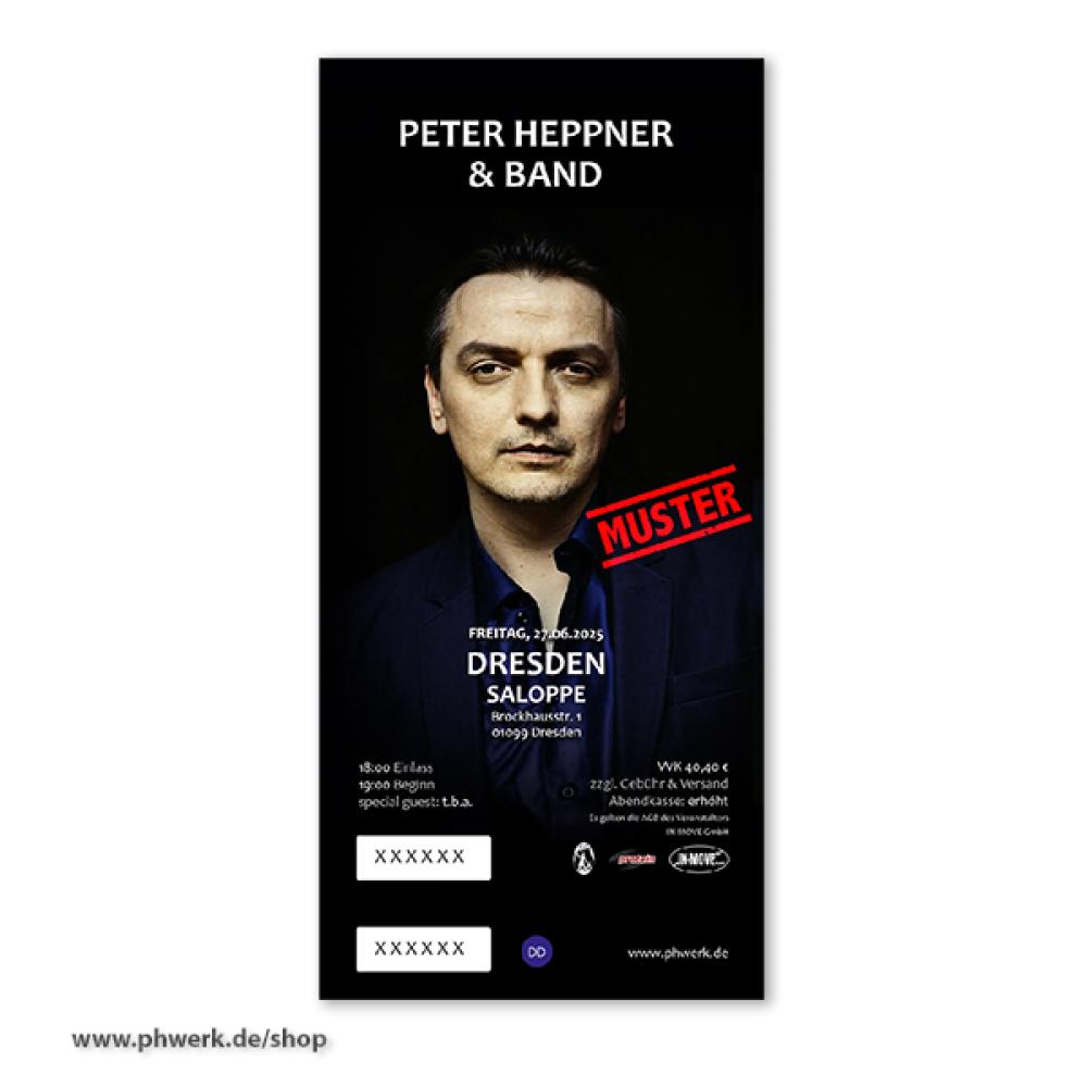 Ticket "Peter Heppner & Band" Dresden, 27.06.2025